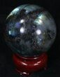 Flashy Labradorite Sphere - Great Color Play #32054-2